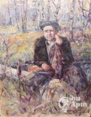 Акварель "Удачная охота"